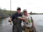 Terry and Brian Fly Fishing